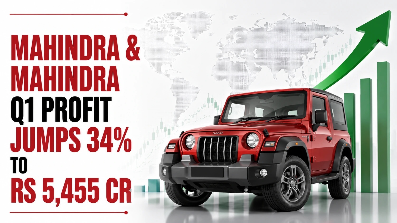 Mahindra & Mahindra Q1 Profit Jumps 34% to Rs 5,455 Cr