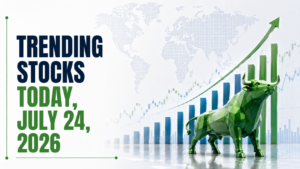 Trending Stocks Today, July 24, 2026: Vodafone Idea, PC Jeweller, Shadowfax, Suryoday Small Finance Bank In Focus