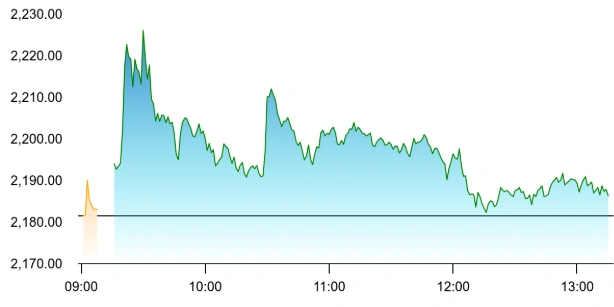TCS share price