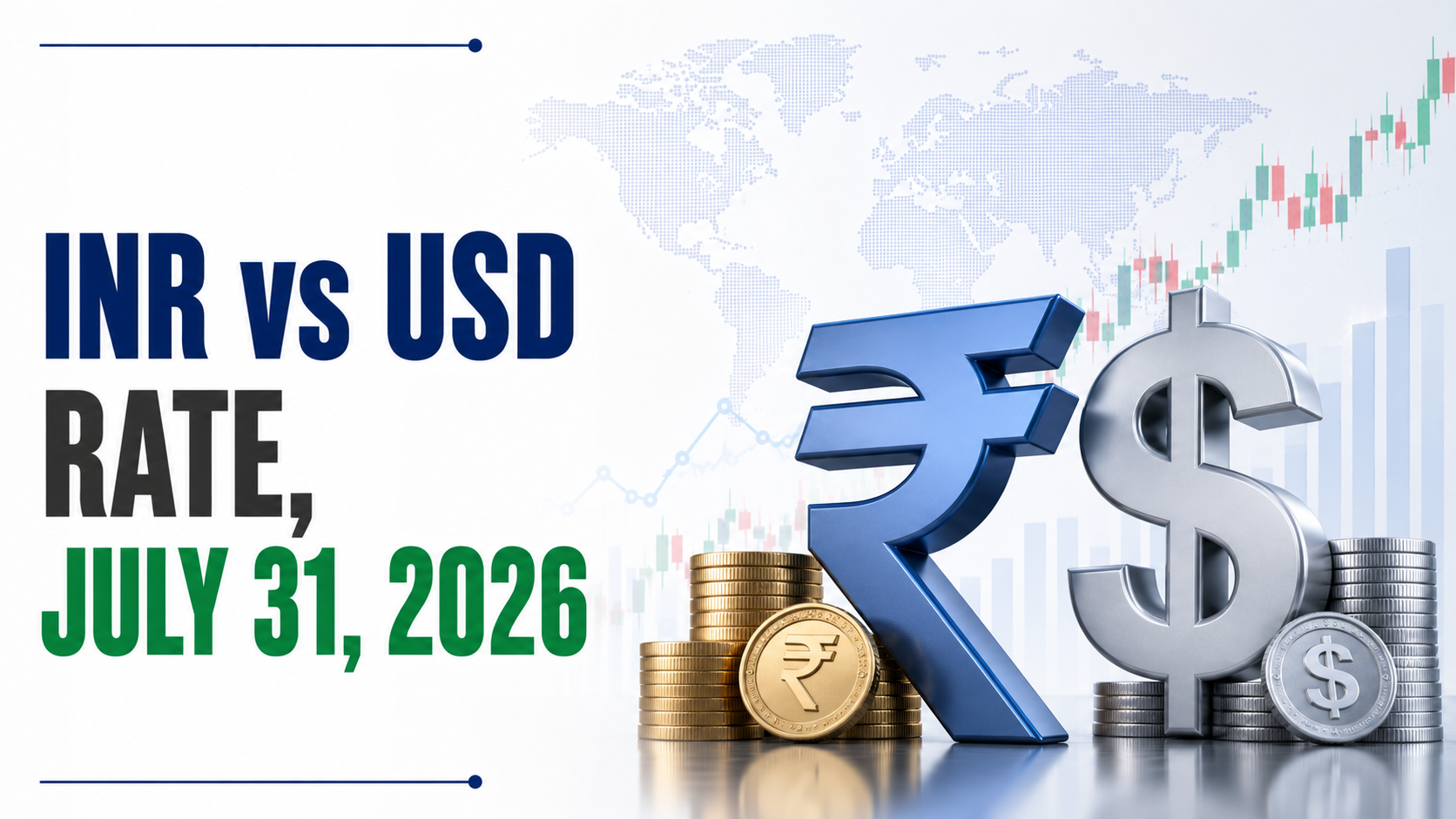INR vs USD Rate, July 31, 2026: Rupee Rises 15 Paise To Close at 95.35 Against US Dollar