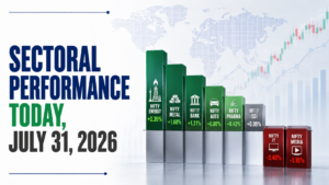 Sectoral Performance Today, July 31, 2026: Financials, Autos Lead Gains; IT Stocks Drag