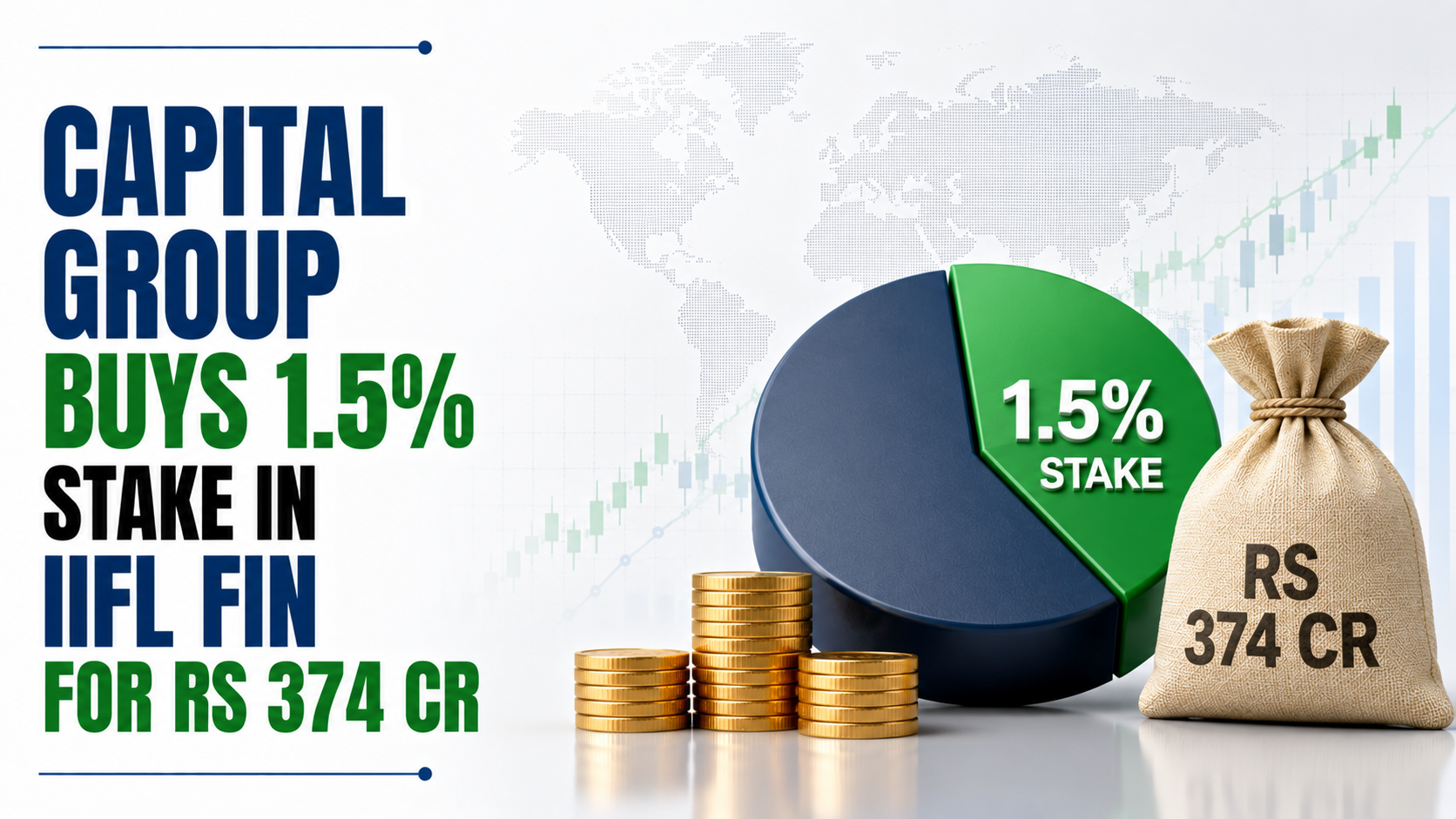 Capital Group Buys 1.5% Stake in IIFL Fin for Rs 374 Cr; Stock Rises Over 2%