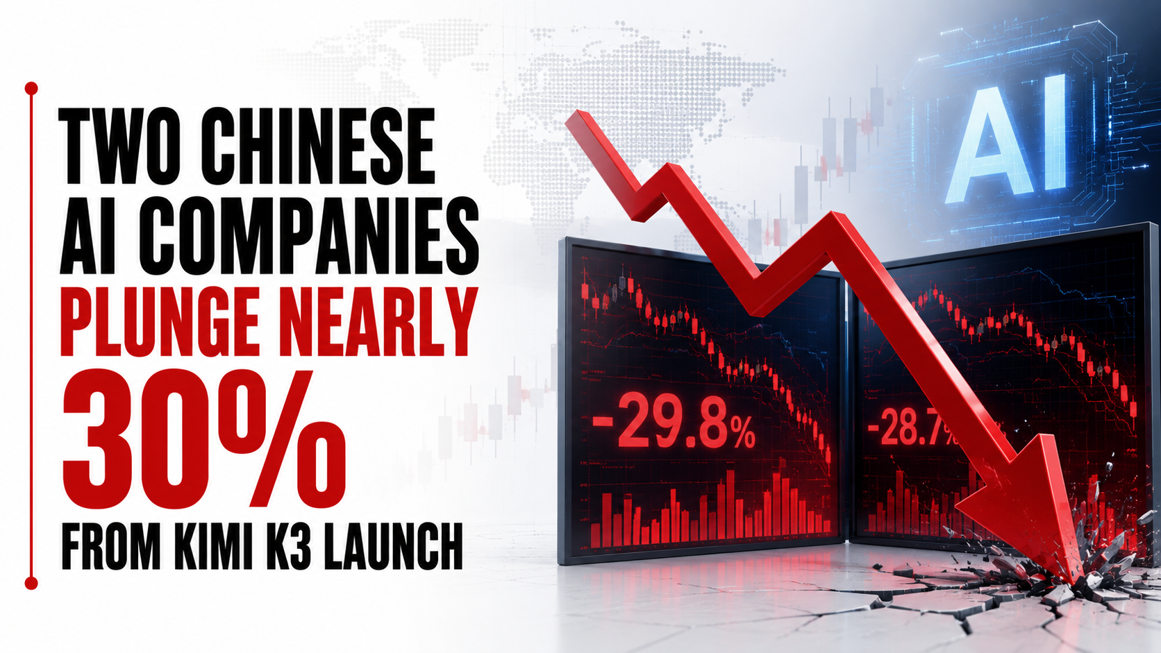 Two Chinese AI Companies Plunge Nearly 30% From Kimi K3 Launch: What’s Special About This New One?