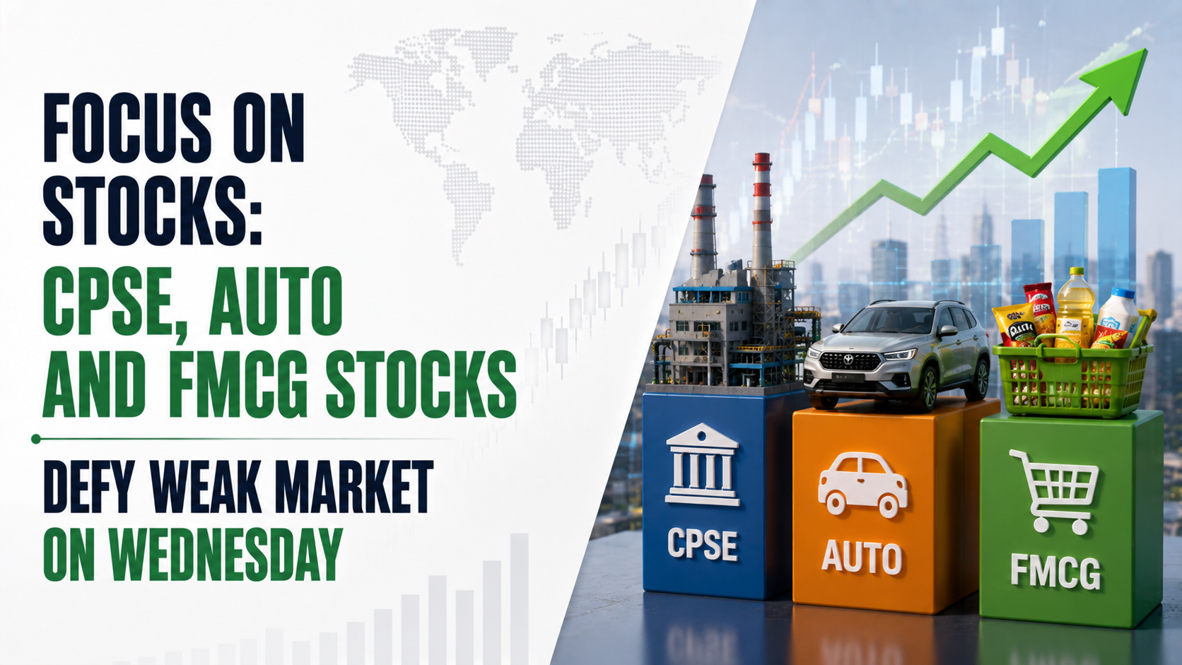 Focus on Stocks: CPSE, Auto and FMCG Stocks Defy Weak Market on Wednesday