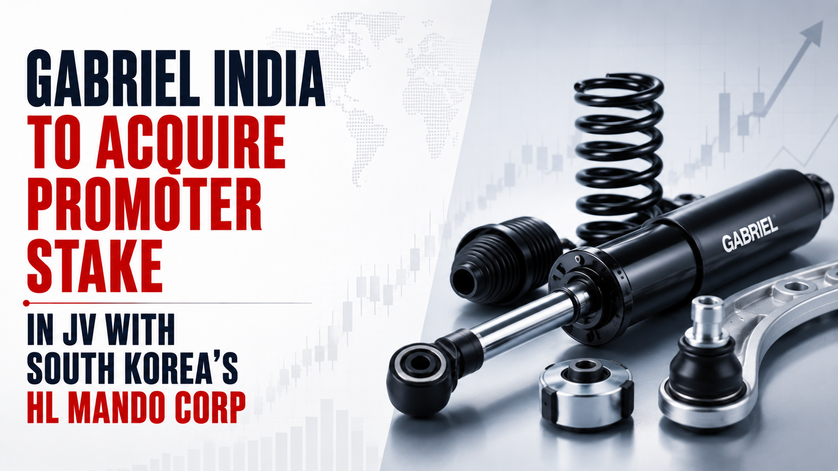 Gabriel India To Acquire Promoter Stake in JV With South Korea’s HL Mando Corp