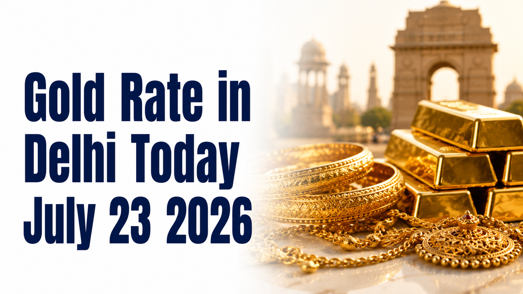 Gold Rate in Delhi Today, July 23, 2026