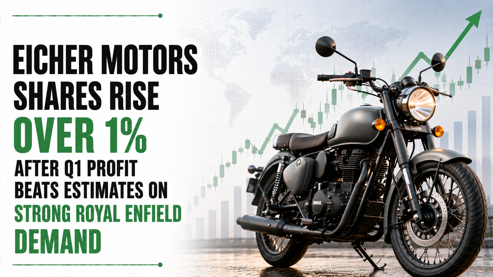 Eicher Motors Shares Rise Over 1% After Q1 Profit Beats Estimates On Strong Royal Enfield Demand