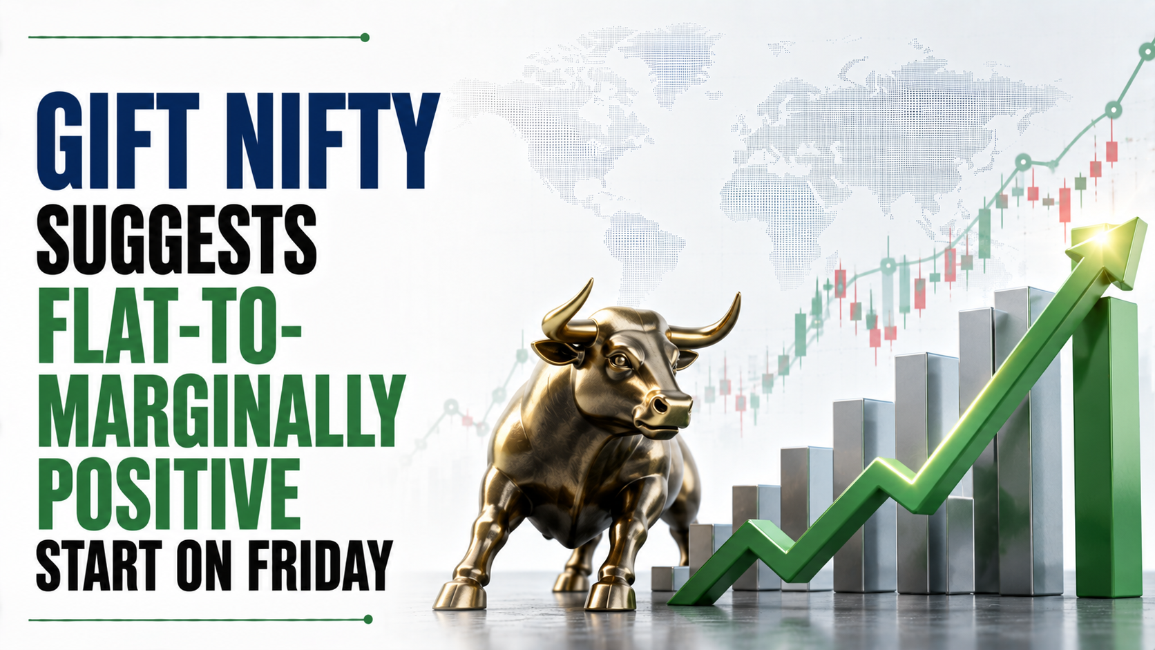 Gift Nifty Suggests Flat-To- Marginally Positive Start on Friday