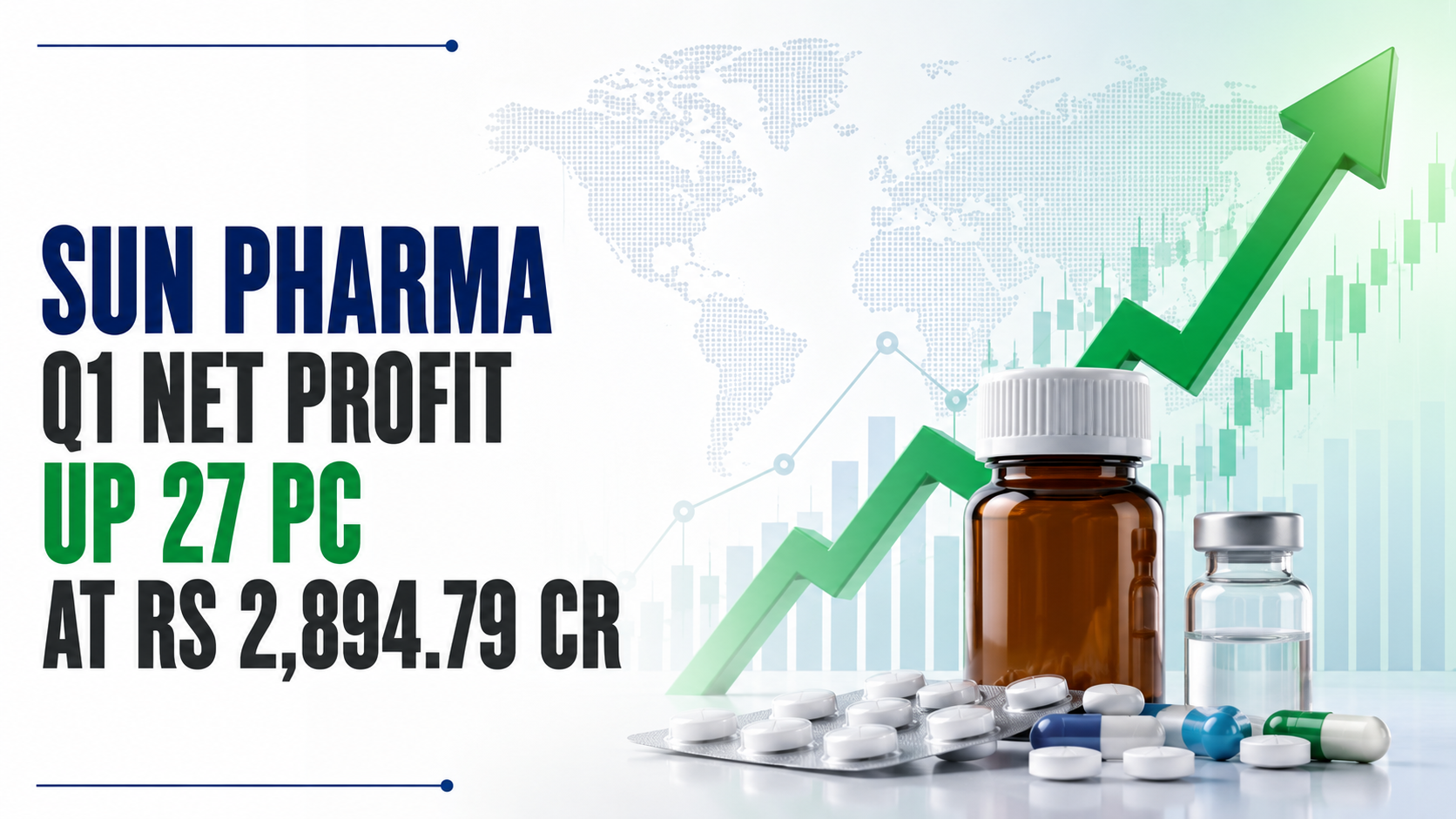 Sun Pharma Q1 Net Profit Up 27 PC at Rs 2,894.79 Cr