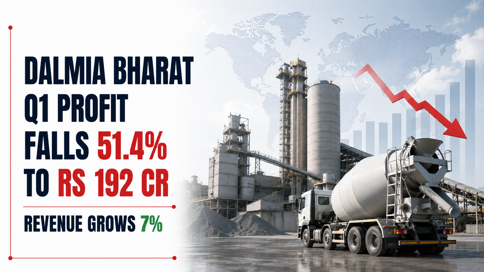 Dalmia Bharat Q1 Profit Falls 51.4% to Rs 192 Cr, Revenue Grows 7%