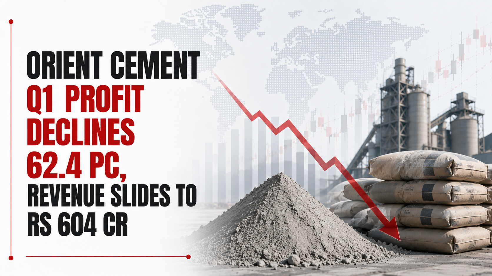 Orient Cement Q1 Profit Declines 62.4 PC, Revenue Slides to Rs 604 Cr