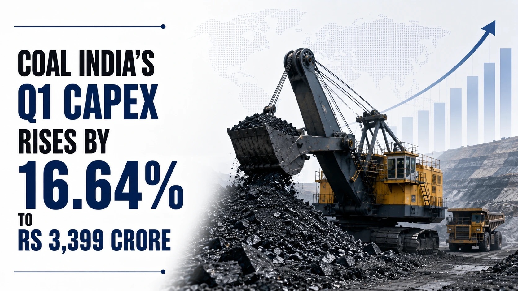 Coal India’s Q1 Capex Rises by 16.64% to Rs 3,399 Crore