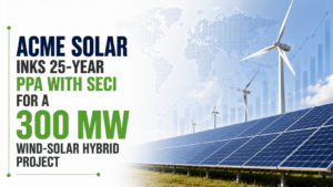 ACME Solar Inks PPA With SECI To Supply Power From 300MW Wind-Solar Project