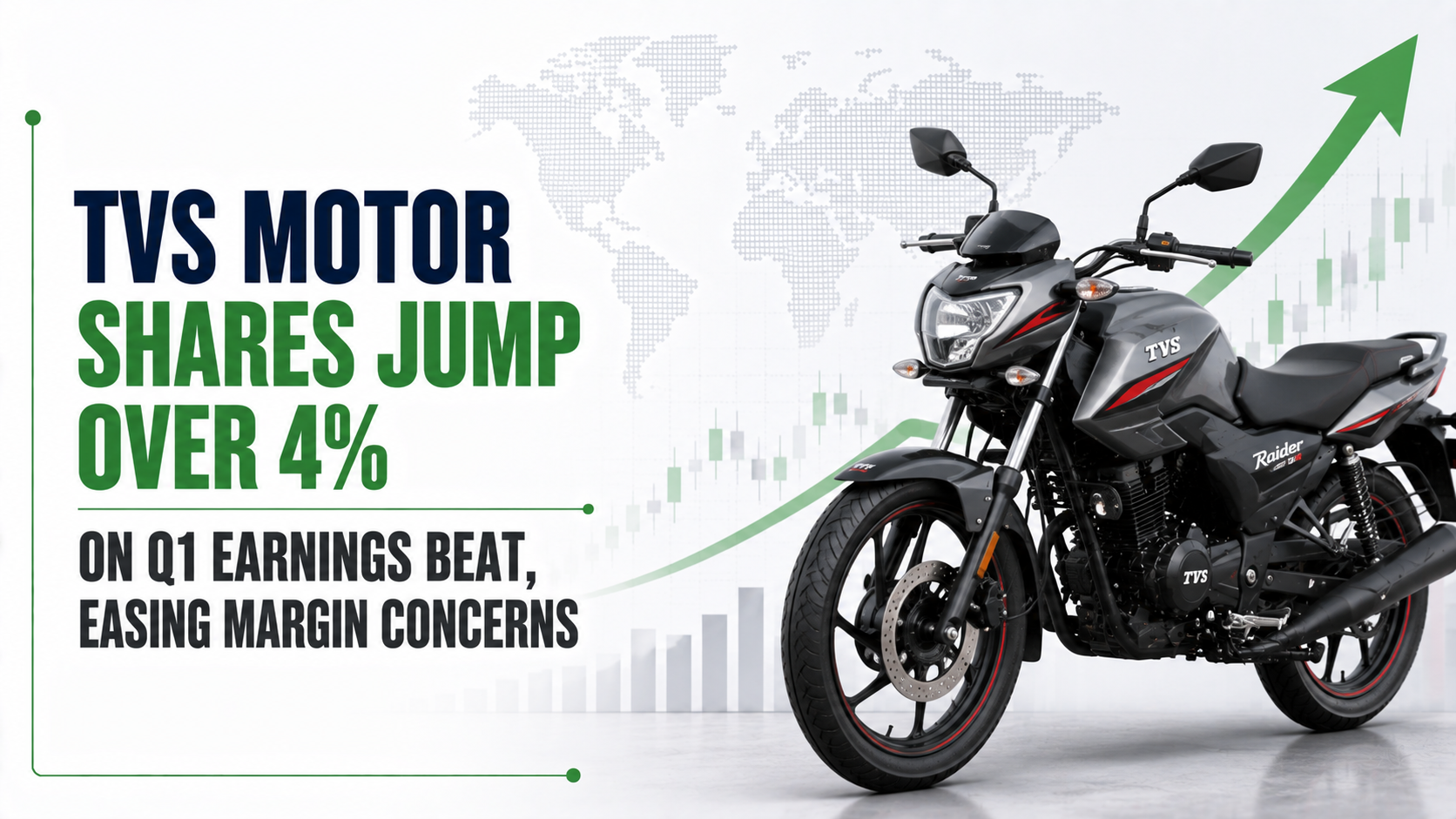 TVS Motor Shares Jump Over 4% On Q1 Earnings Beat, Easing Margin Concerns