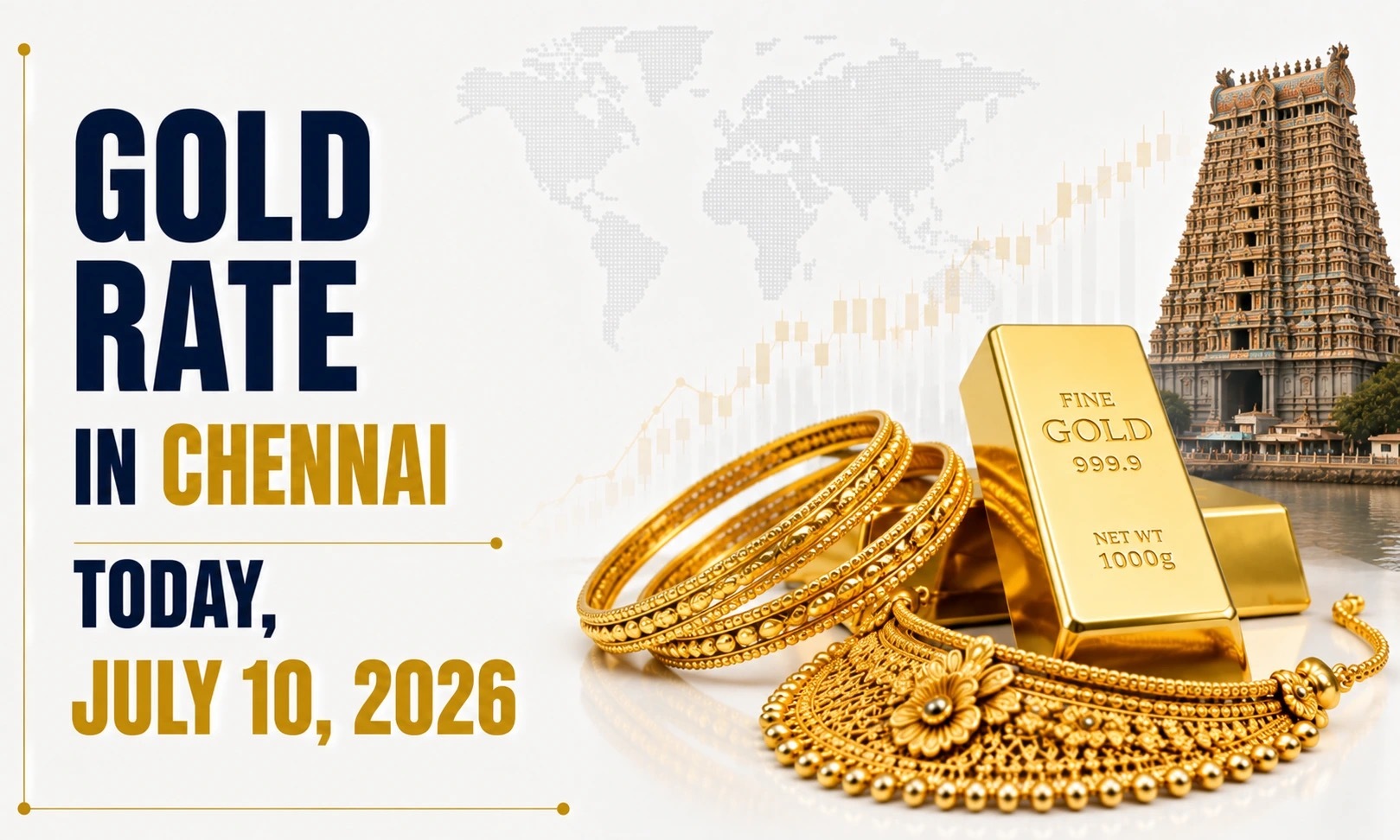 Gold Rate in Chennai Today, July 10, 2026: 24K Gold Rises to ₹14,564 Per Gram