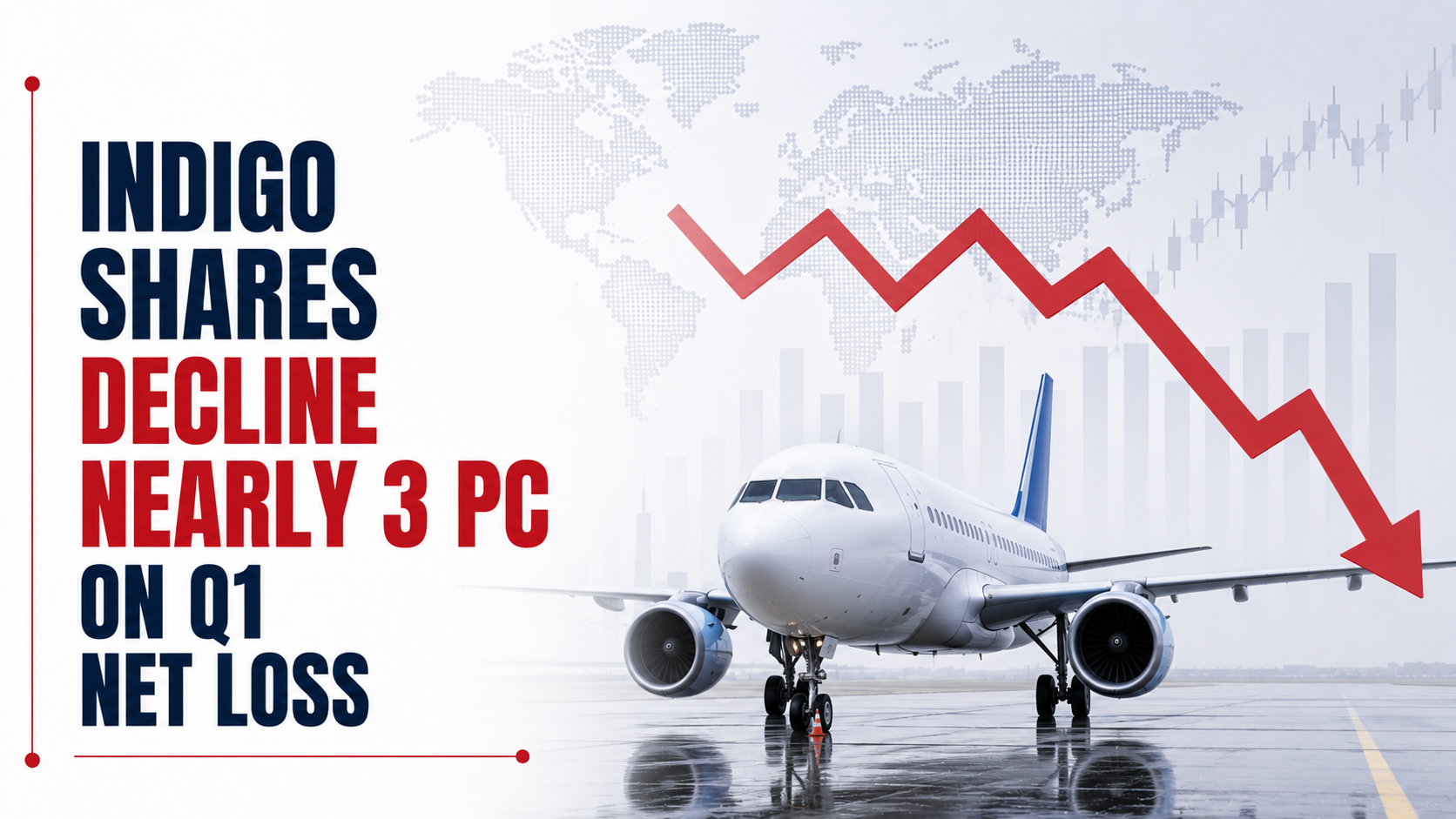 IndiGo Shares Decline Nearly 3 PC on Q1 Net Loss