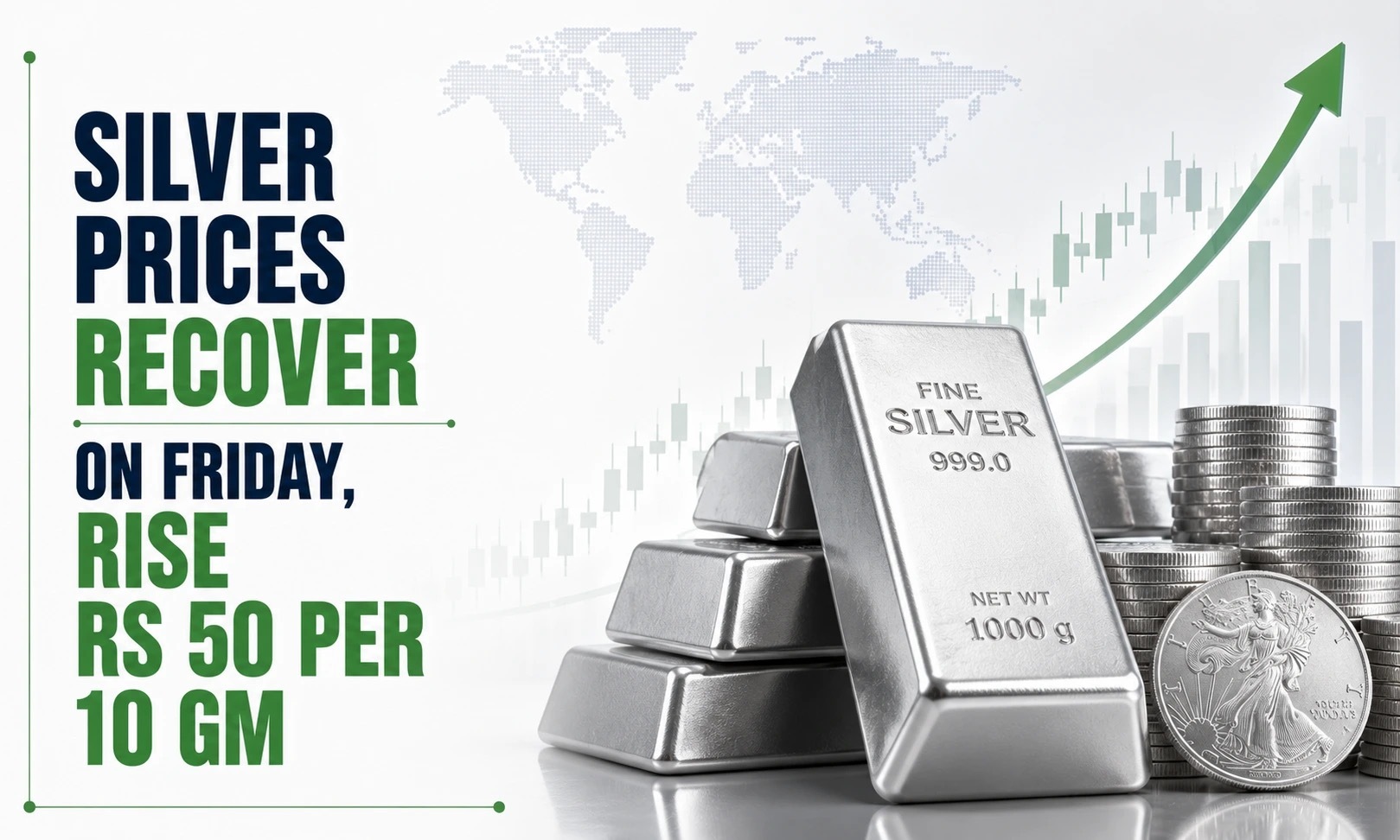 Silver Rate Today, July 10, 2026: Silver Prices Recover on Friday, Rise Rs 50 per 10 gram