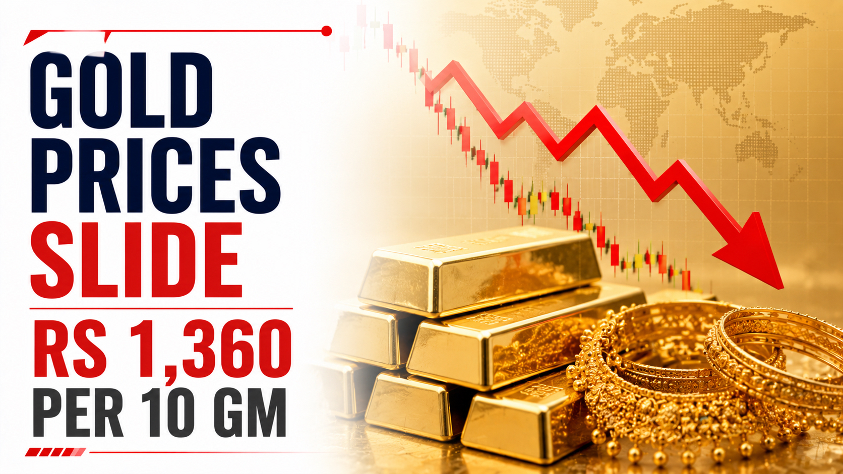 Gold Rate Today, July 8, 2026: Gold Prices Slide Rs 1,360 per 10 gram