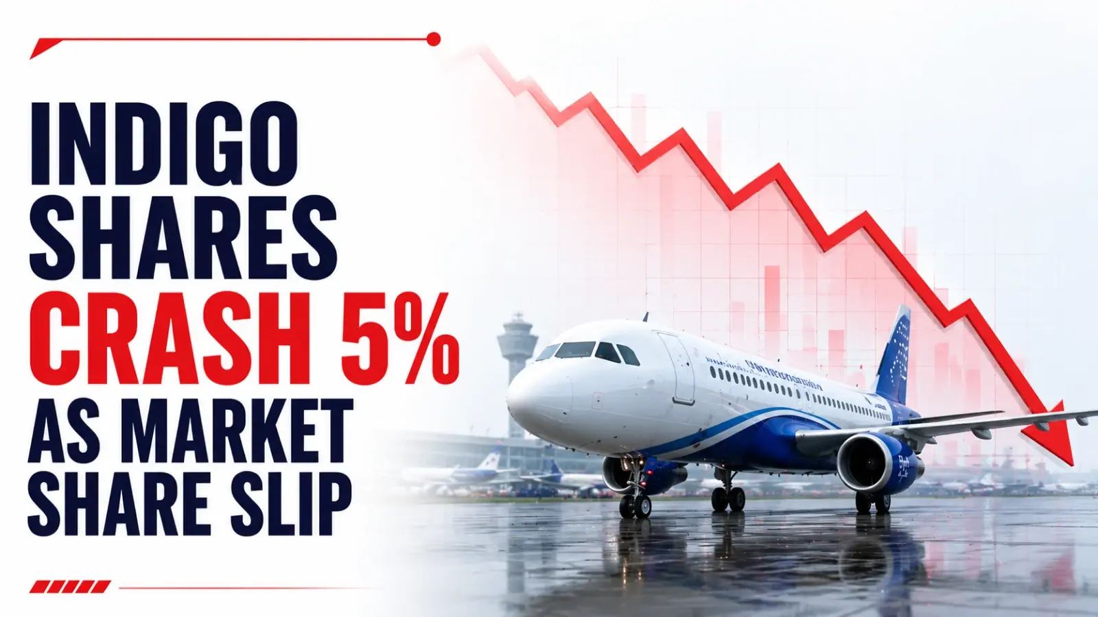 IndiGo Shares Crash 5% As Market Share Slip, Oil Boil Hurt Sentiment