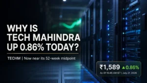 Tech Mahindra Merger Notice Accompanies 0.86% Intraday Gain