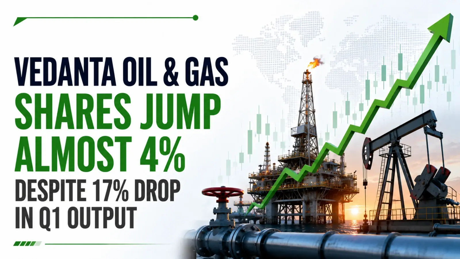 Vedanta Oil & Gas Shares Jump Almost 4% Despite 17% Drop in Q1 Output