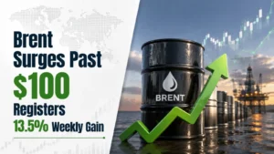 Brent Surges Past $100, Registers 13.5% Weekly Gain as Red Sea Attacks & Iran Conflict Threaten Two Critical Oil Chokepoints
