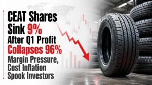 CEAT Shares Sink 9% After Q1 Profit Collapses 96%; Margin Pressure, Cost Inflation Spook Investors