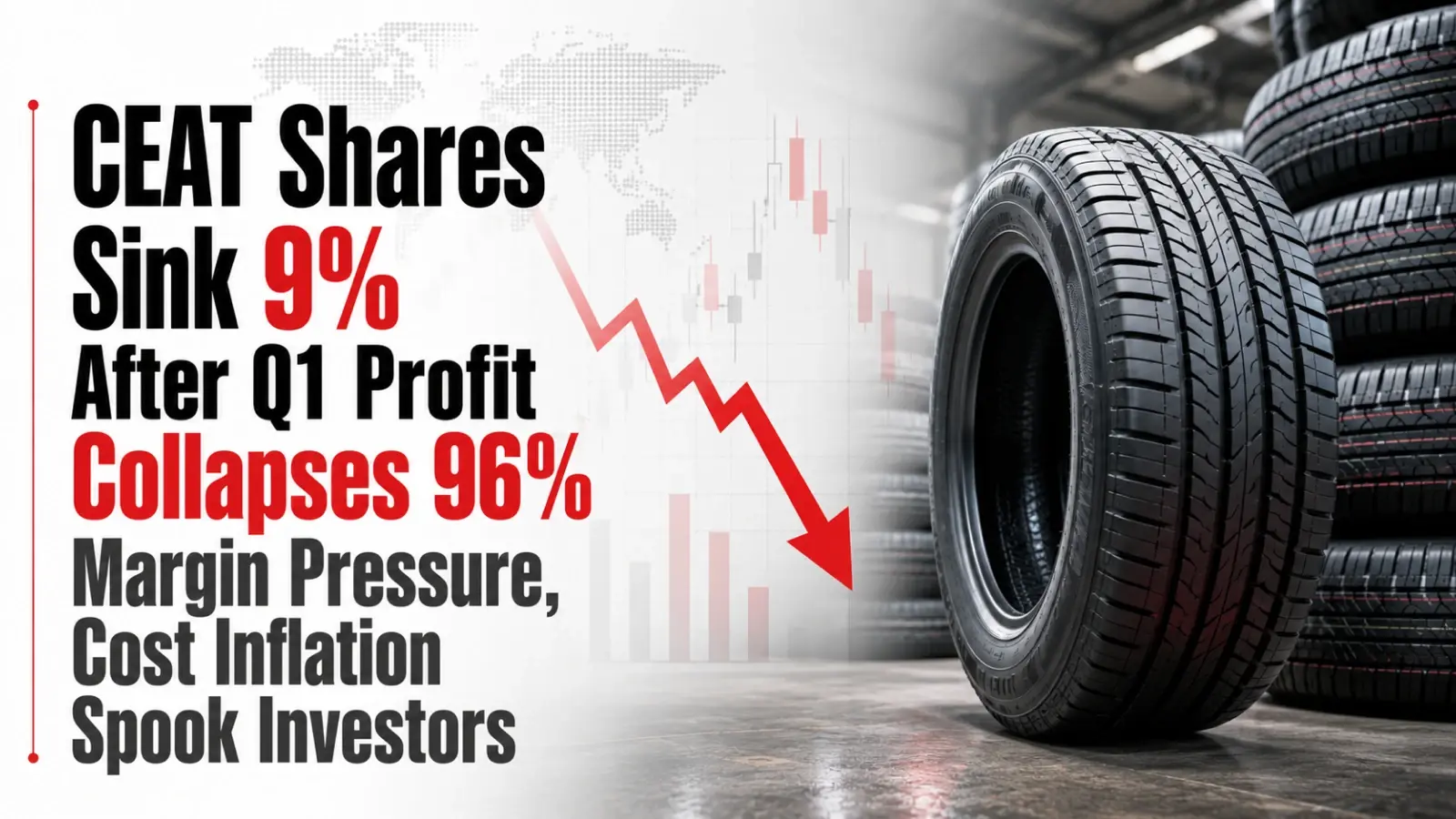 CEAT Shares Sink 9% After Q1 Profit Collapses 96%; Margin Pressure, Cost Inflation Spook Investors