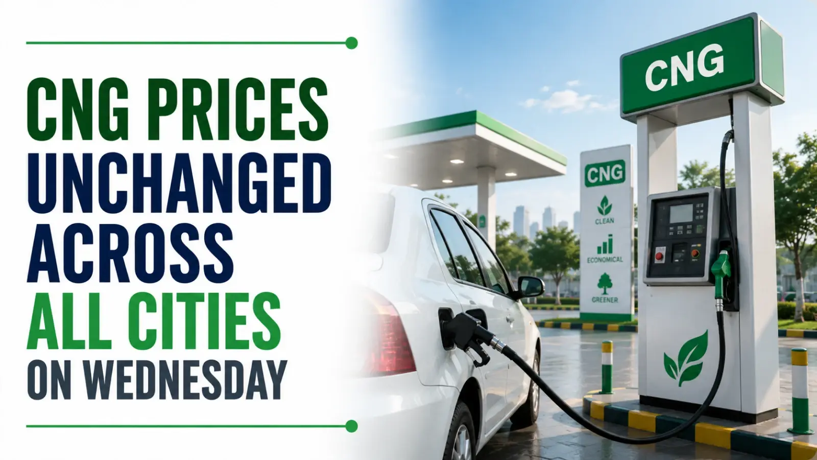 CNG Rates Today, July 1, 2026: CNG Prices Unchanged Across All Cities on Wednesday