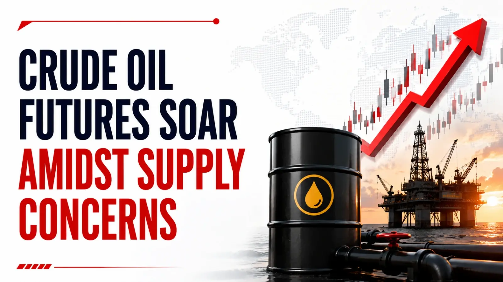 Crude Oil Futures Soar to Rs 6,932/Barrel as Fresh US-Iran Strikes Renew Supply Concerns