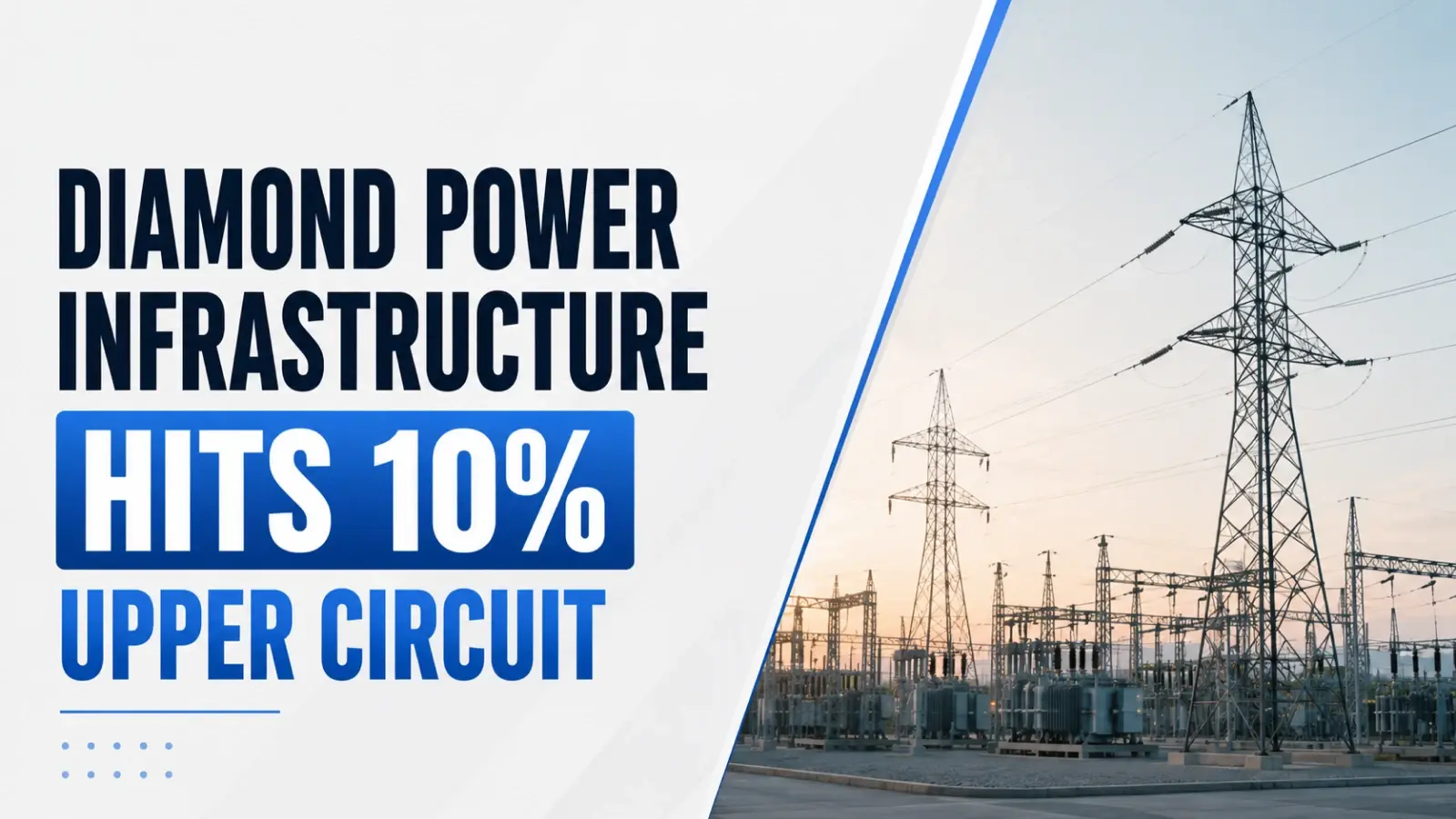 Diamond Power Infrastructure Shares Hit 10% Upper Circuit After ₹435-crore Order for Data Centre Projects