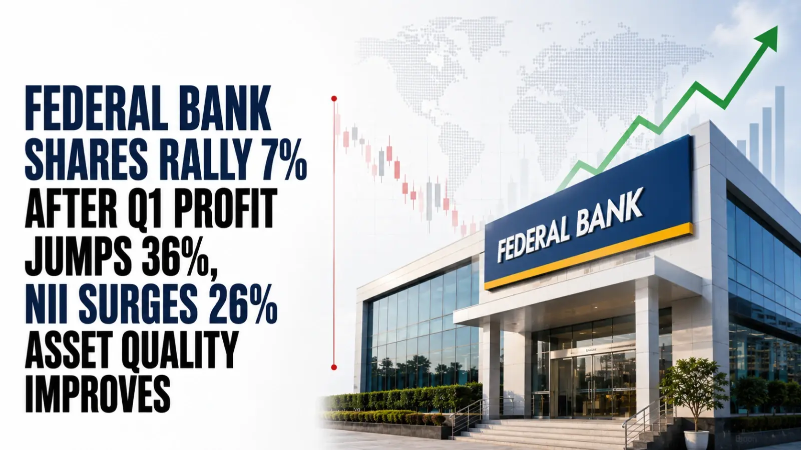 Federal Bank Shares Rally 7% After Q1 Profit Jumps 36%, NII Surges 26%; Asset Quality Improves