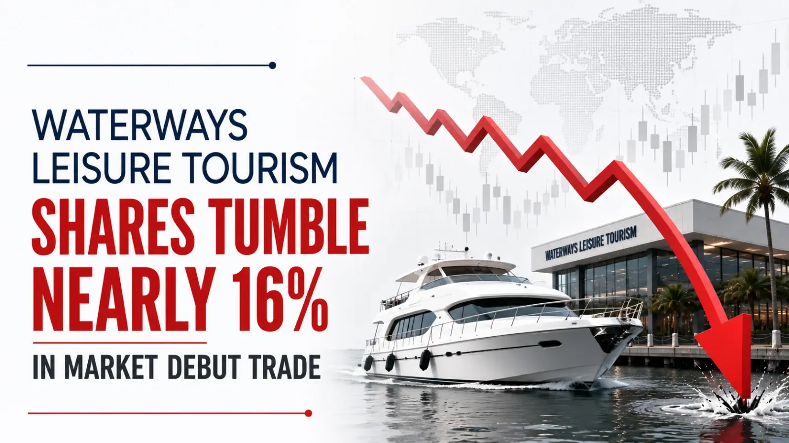 Waterways Leisure Tourism Shares Tumble Nearly 16 PC in Market Debut Trade