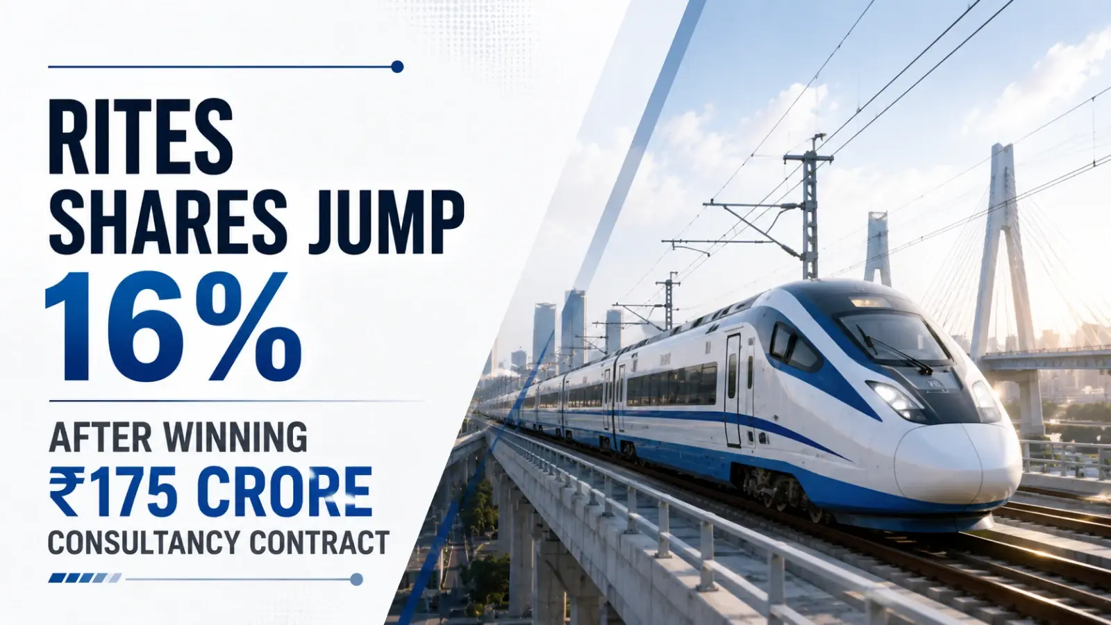 RITES Shares Jump 16% After Winning ₹175-Crore Consultancy Contract from Ambedkar University