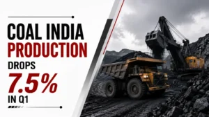 Coal India Production Drops 7.5 PC in Q1