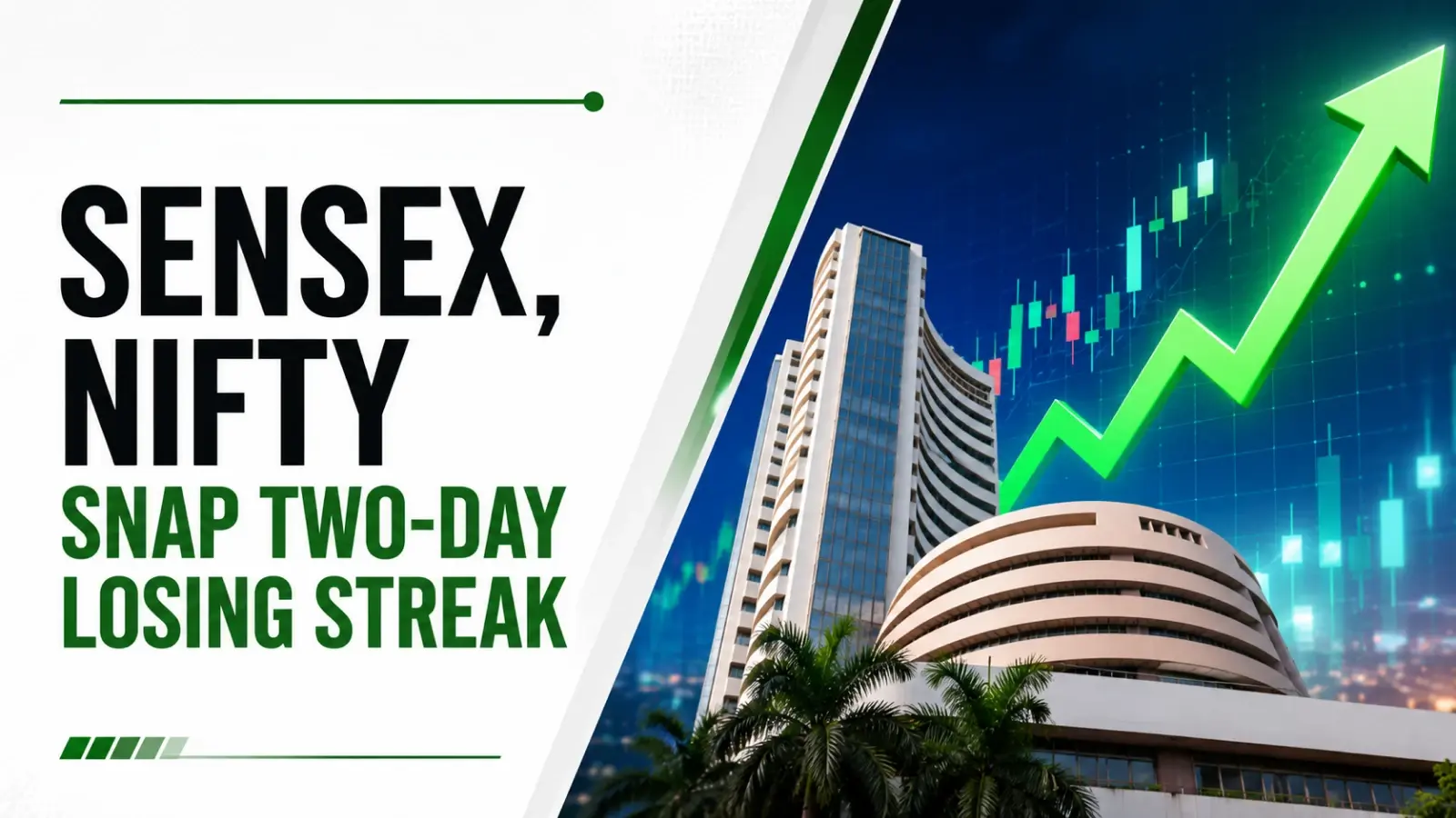 Sensex, Nifty Snap Two-day Losing Streak as Broad-based Buying Powers Benchmarks Higher