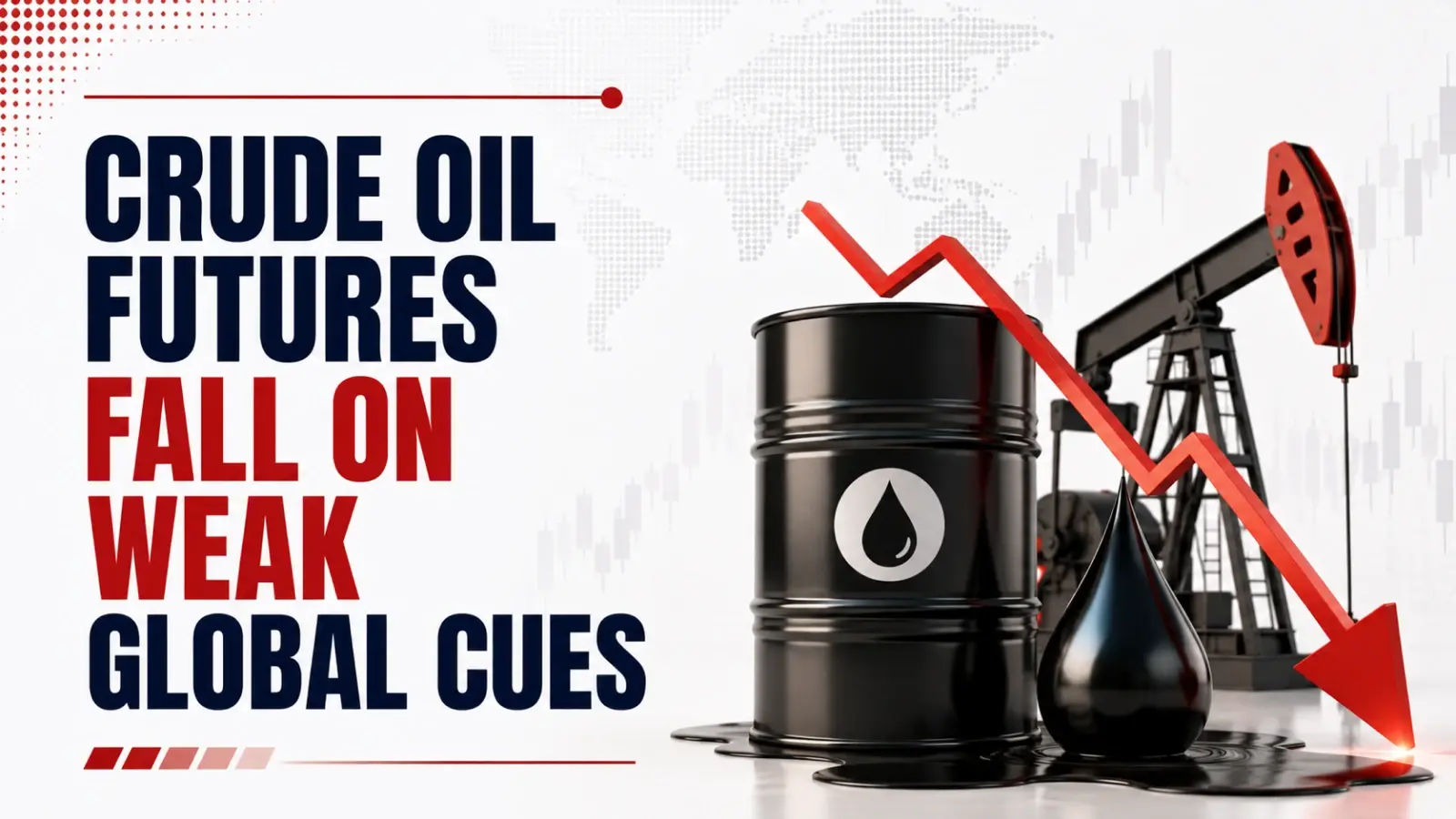 Crude Oil Futures Fall on Weak Global Cues
