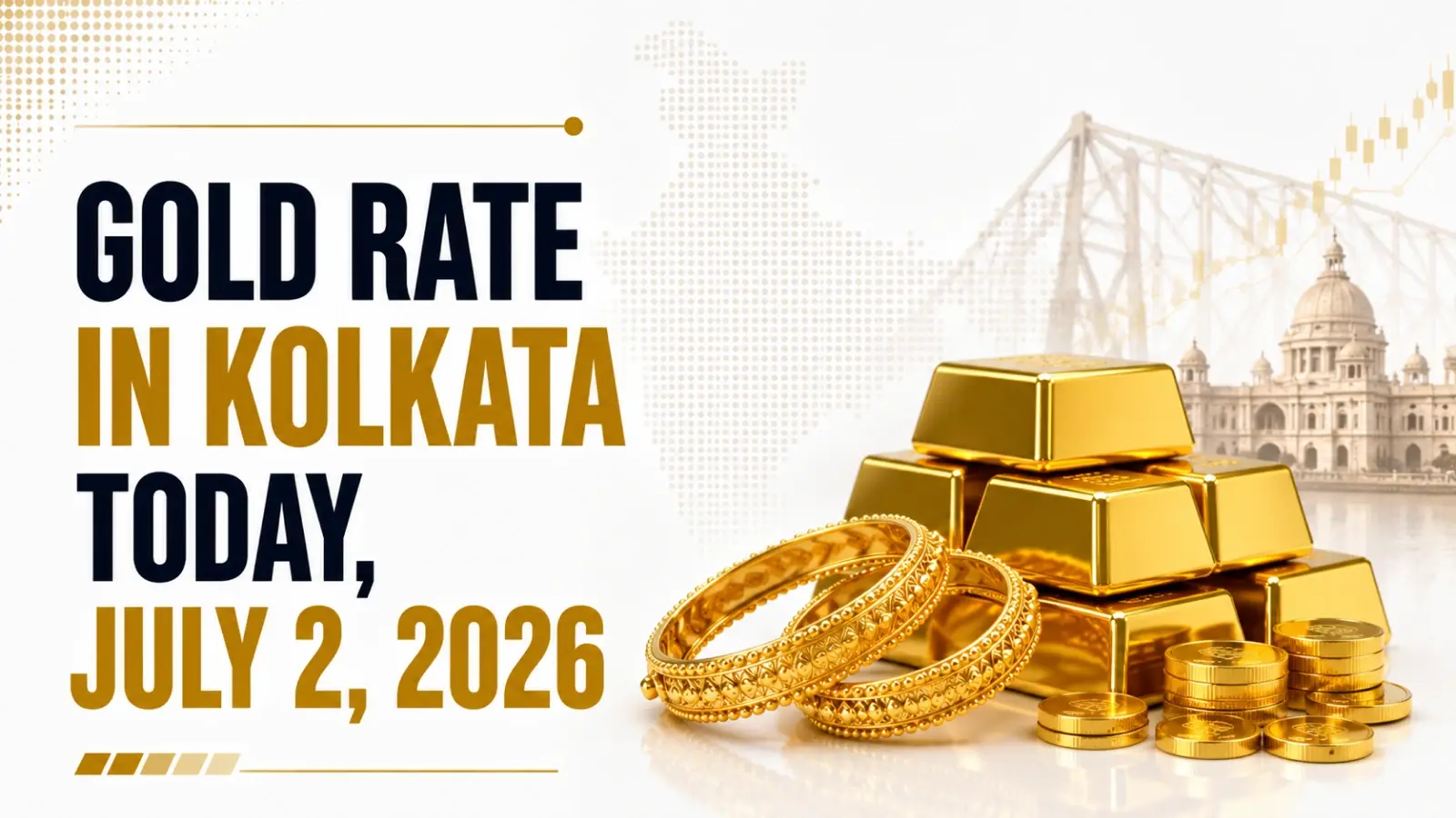 Gold Rate in Kolkata Today, July 2, 2026: 24K Gold Rises to ₹14,455 Per Gram