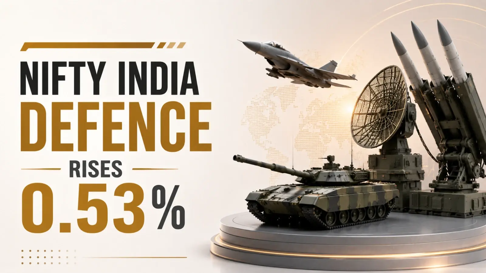 Nifty India Defence Rises 0.53% as India-Japan Defence Pact Lifts Sector Sentiment