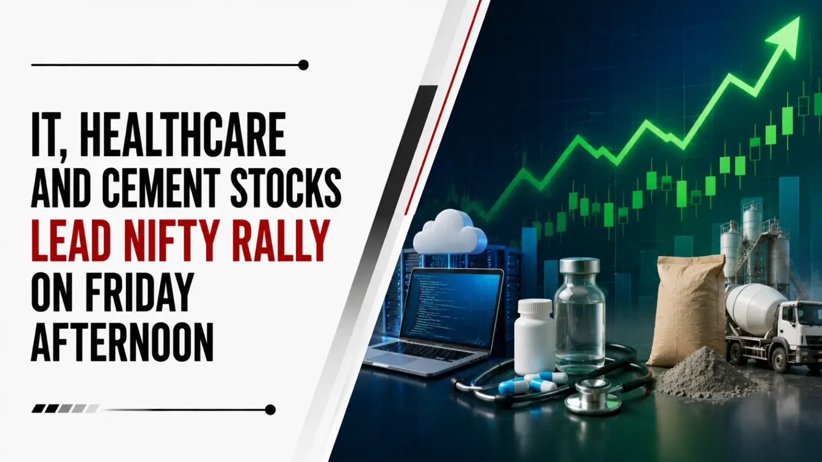 IT, Healthcare and Cement Stocks Lead Nifty Rally on Friday Afternoon