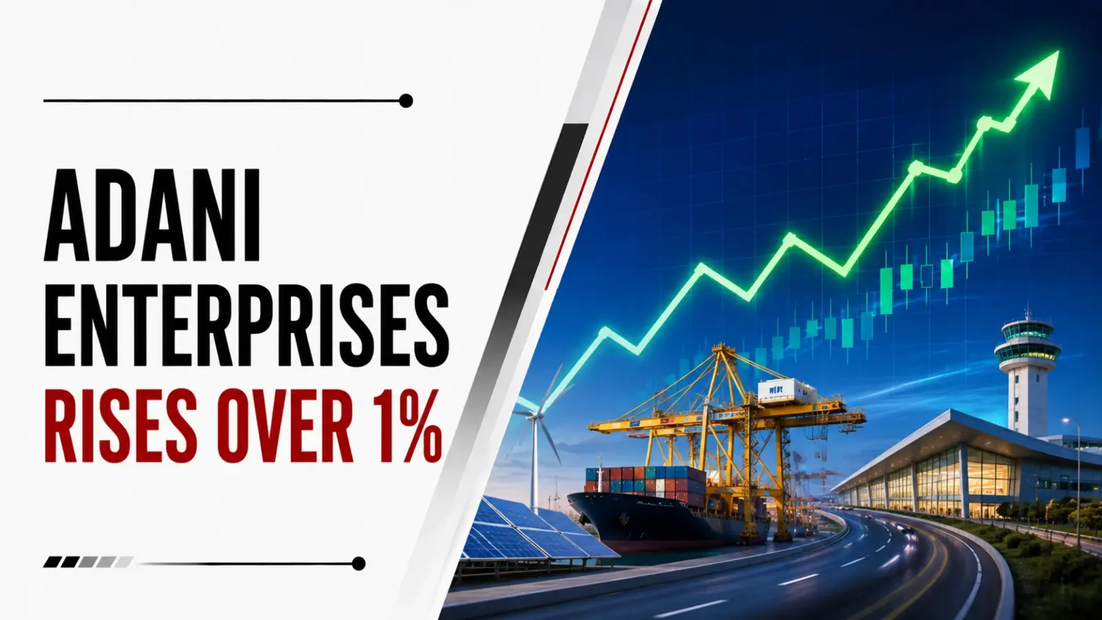 Adani Enterprises Rises Over 1% After Reversing Early Losses as Rs 15,000 Crore QIP Draws Strong Demand