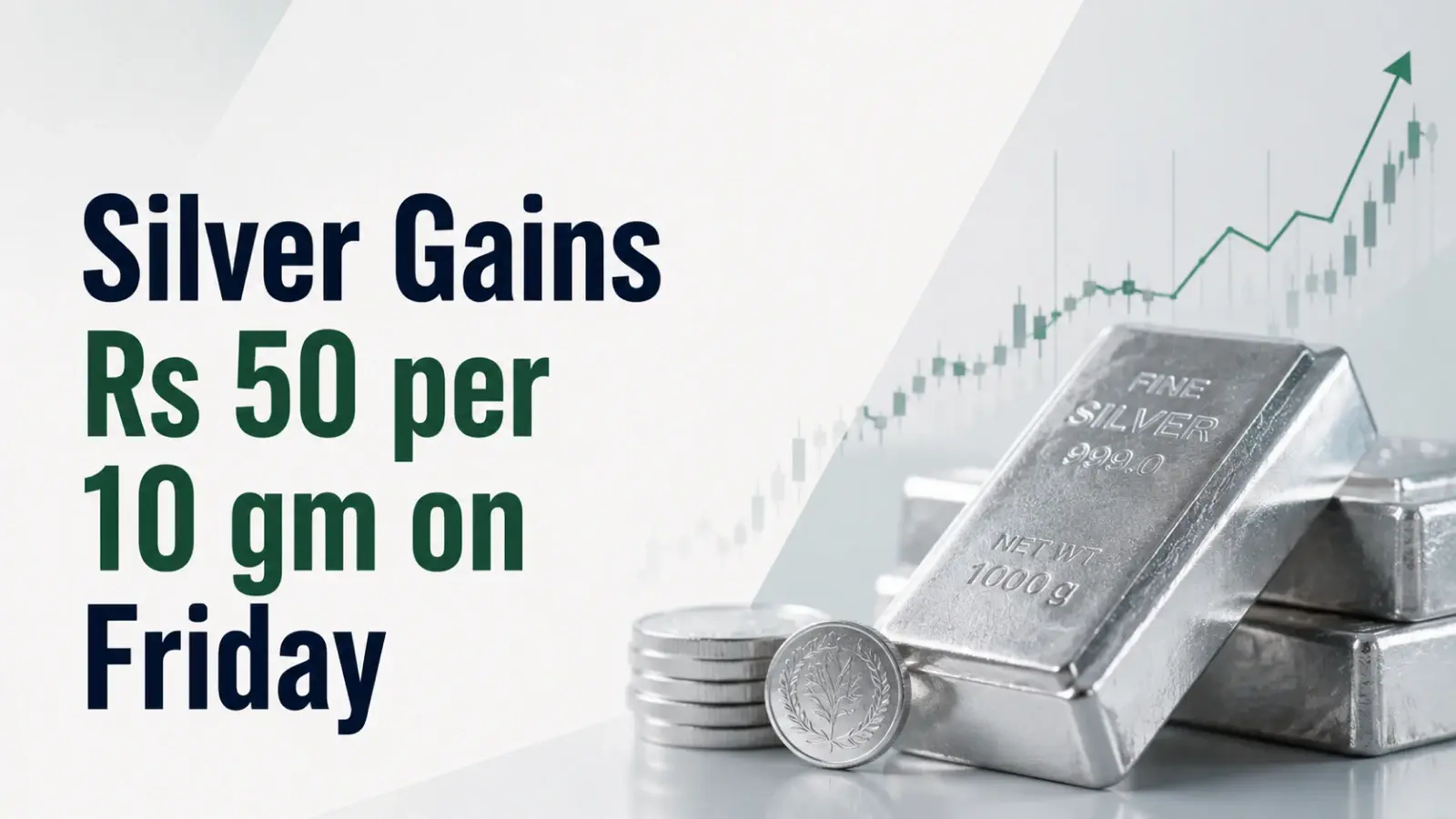 Silver Rate Today, July 3, 2026: Silver Price Gains Rs 50 per 10 gram on Friday as Rally Extends for Second Straight Session