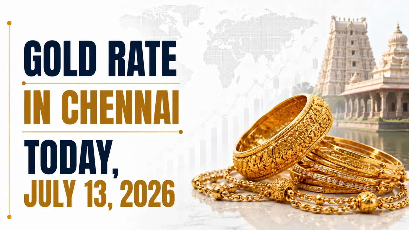 Gold Rate in Chennai Today, July 13, 2026: Gold Prices Slip to Their Lowest Level This Month
