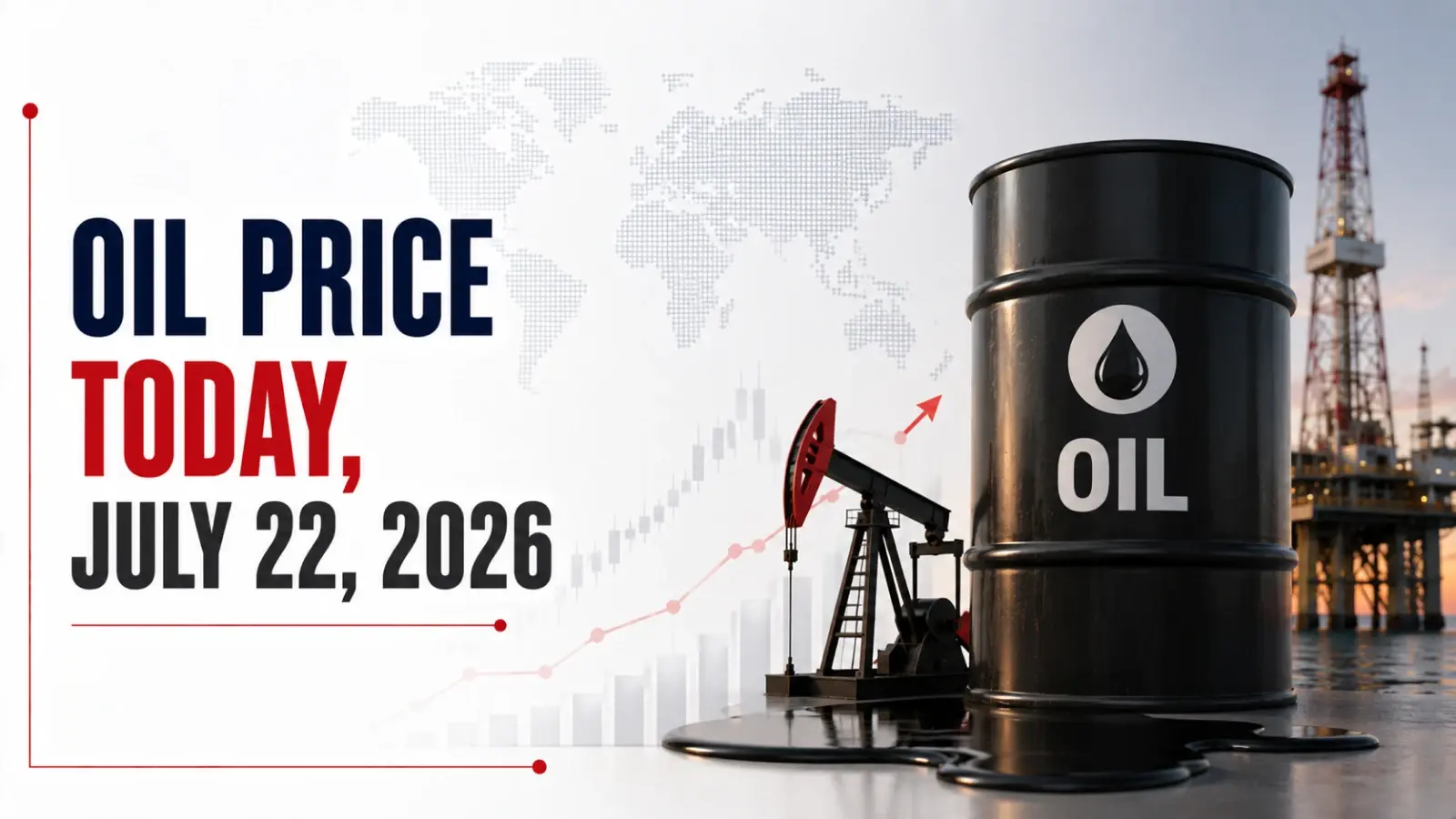 Oil Price Today, July 22, 2026: Oil Prices Rise To $92 As US Strikes On Iran Stoke Supply Disruption Fears
