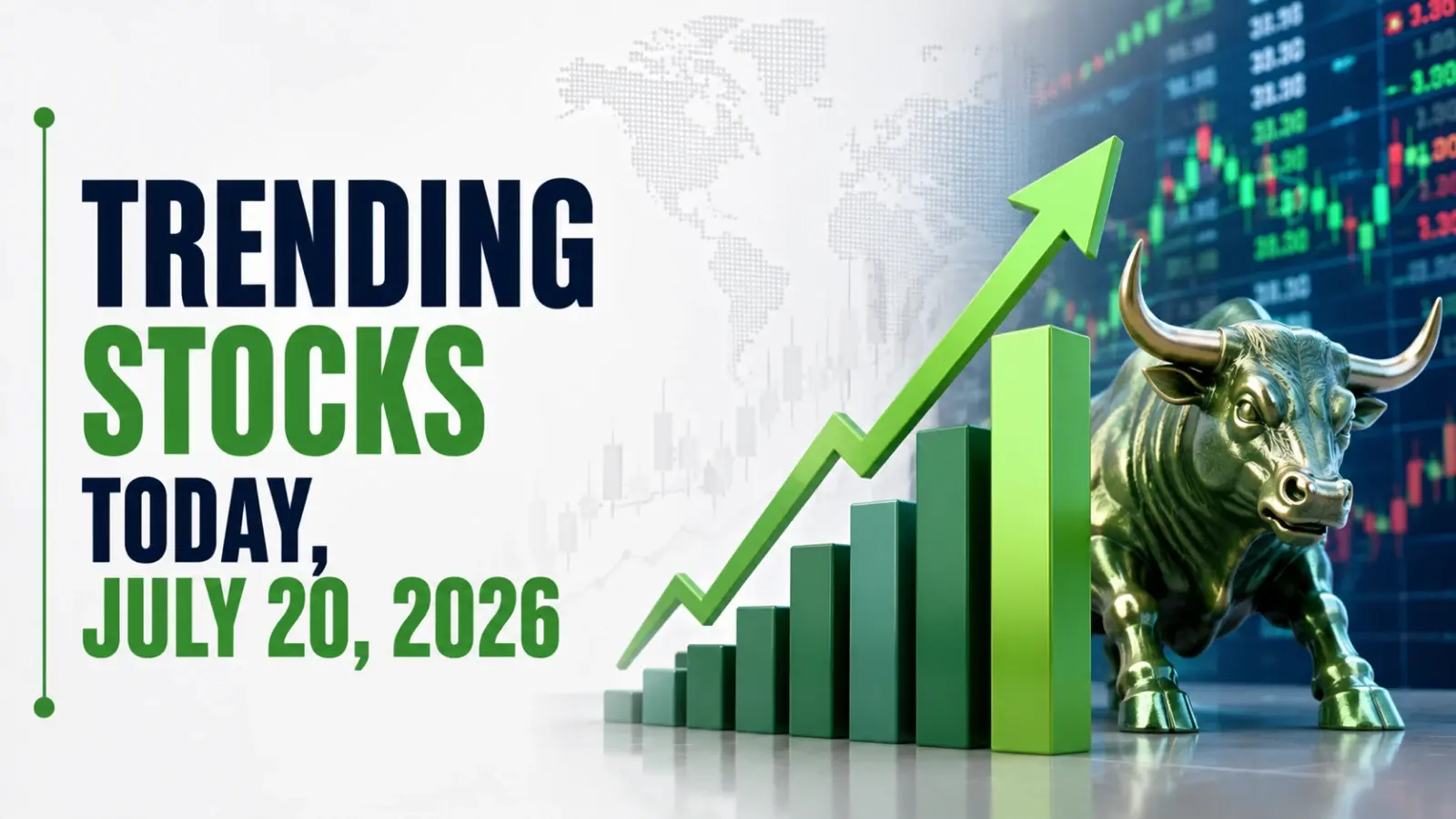 Trending Stocks Today, July 20, 2026: PC Jeweller Up After Fundraise Plan, Vodafone Idea Down On Funding Hurdles, Yes Bank Declines After Results, Bhansali Engineering Soars On Report Card
