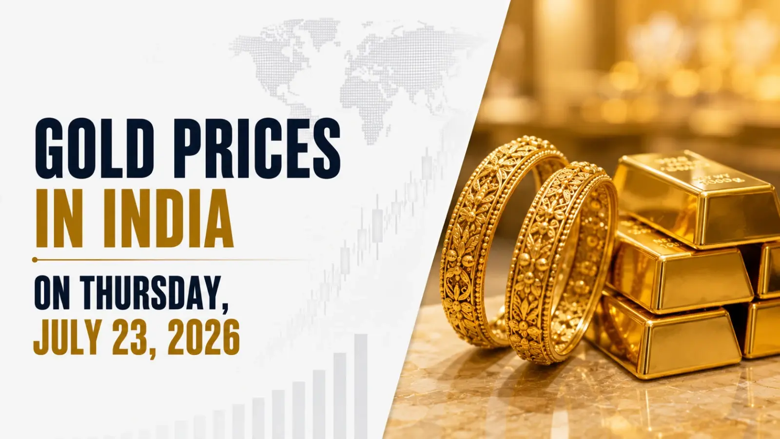 Gold Prices in India on Thursday, July 23, 2026: Gold Rates Flatline After Surging on Wednesday