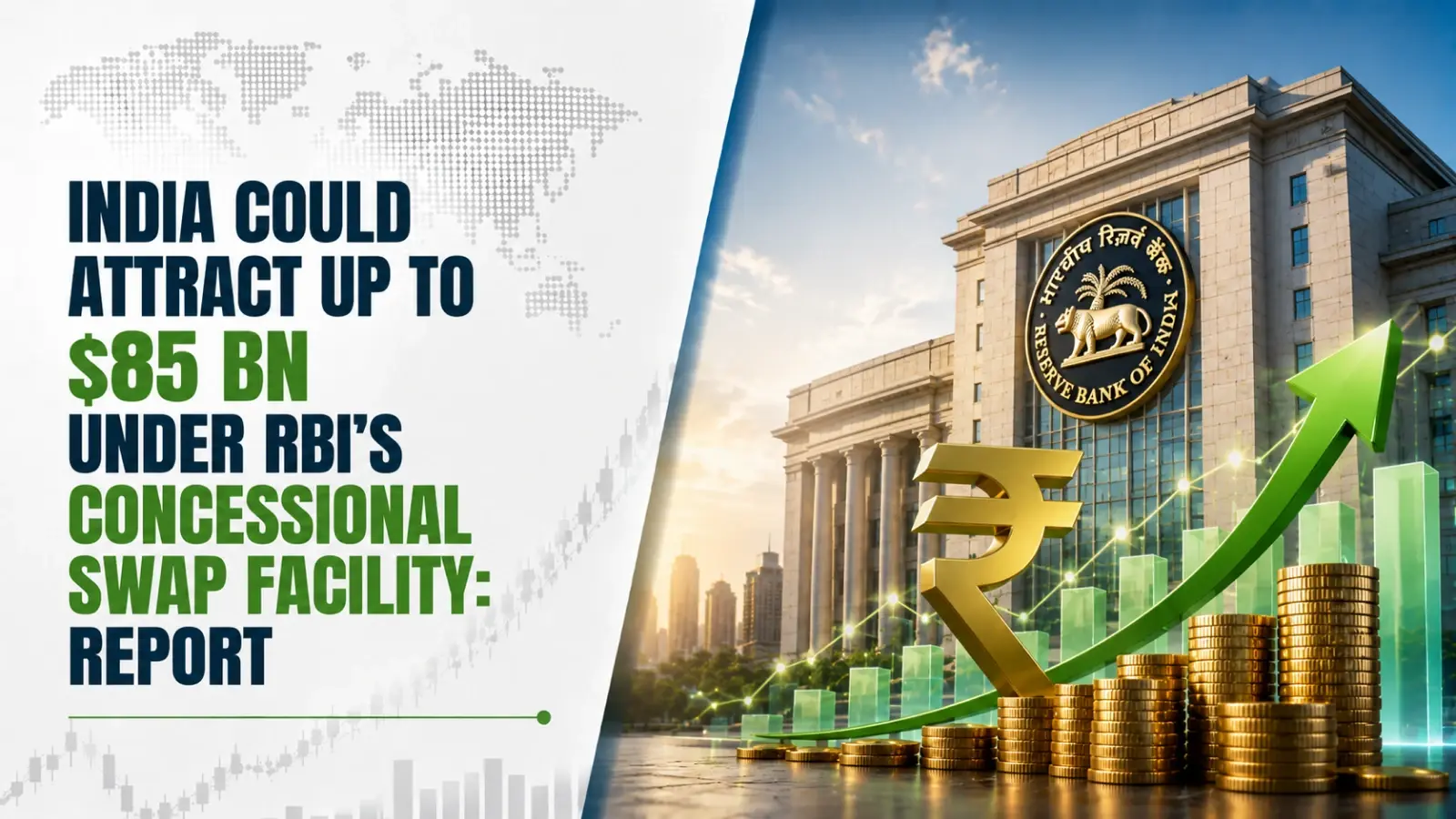 India Could Attract up to USD 85 Bn Under RBI’s Concessional Swap Facility: Report