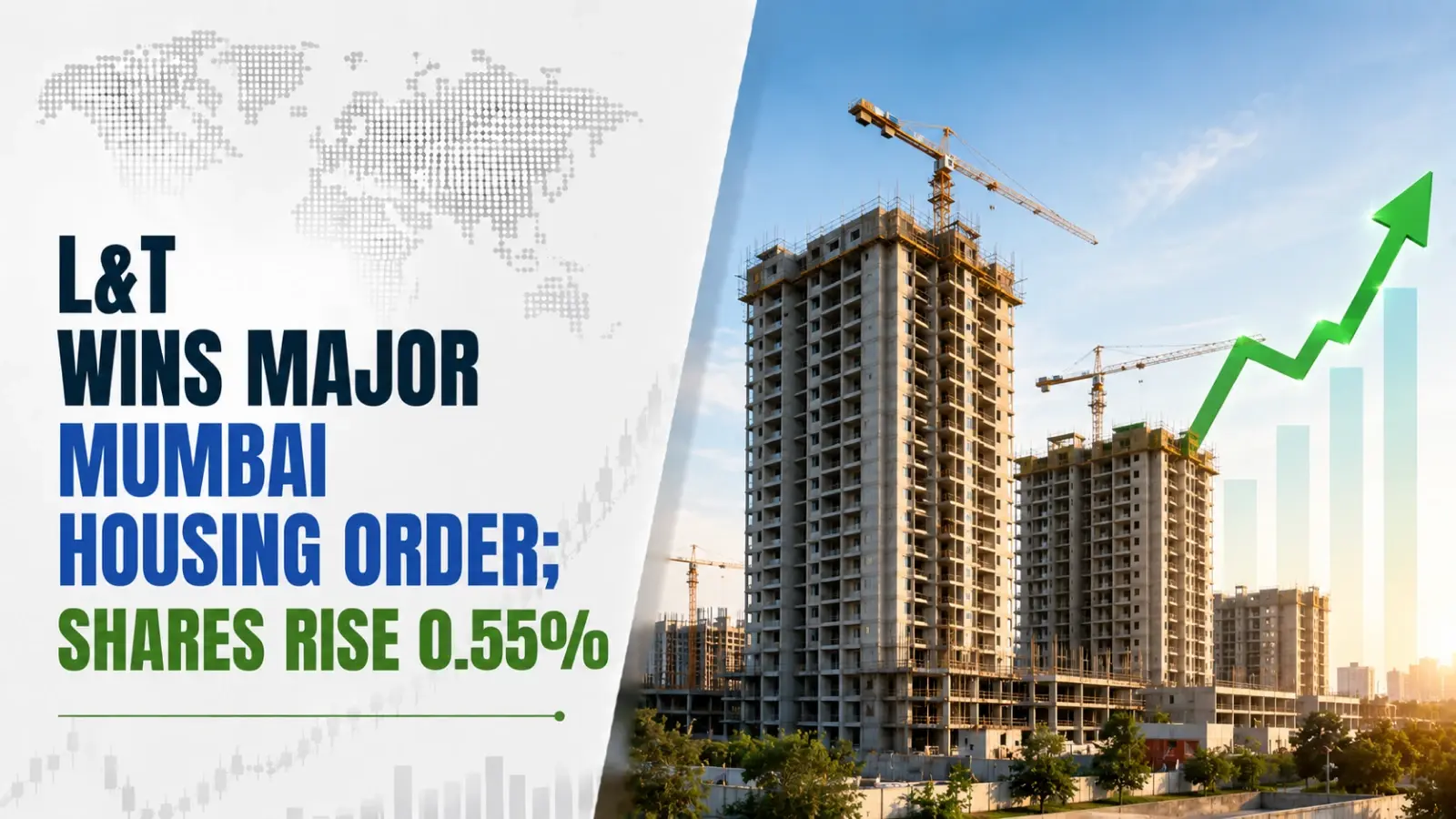 L&T Wins Major Mumbai Housing Order; Shares Rise 0.55%