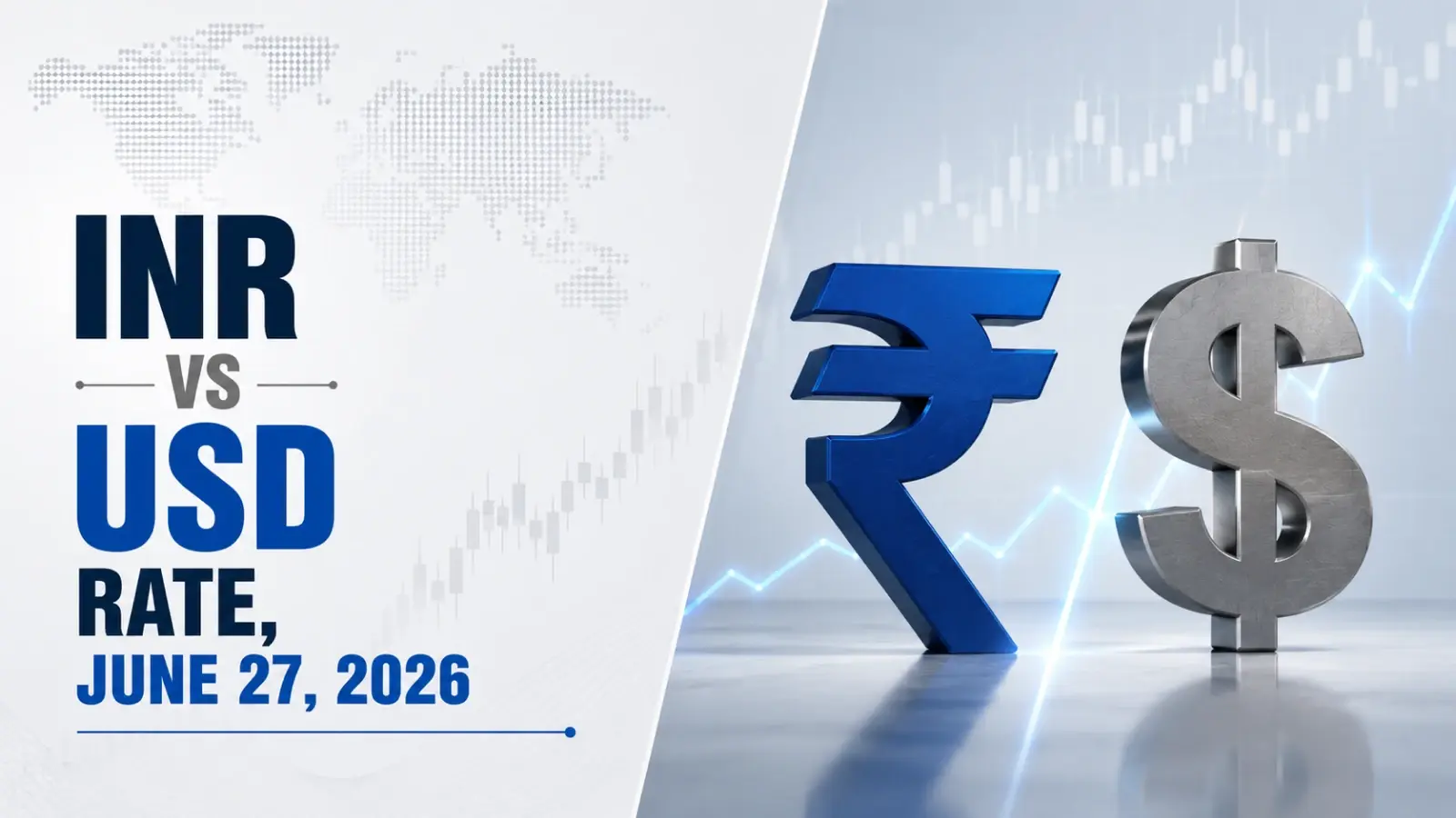INR vs USD Rate, June 27, 2026: Rupee Surges 61 Paise To Settle at 95.92 Against US Dollar