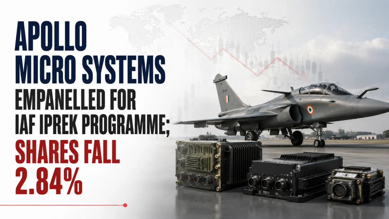 Apollo Micro Systems Empanelled For IAF IPREK Programme; Shares Fall 2.84%